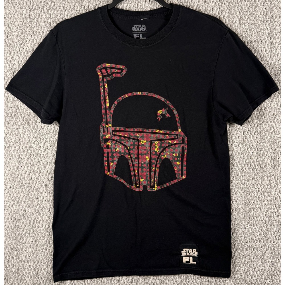 Star Wars Futura Laboratories Boba Fett T-Shirt Small Black Funko Graphic Tee S